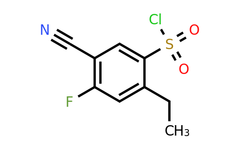 1807300-27-1 | 5-Cyano-4-fluoro-2-ethylbenzenesulfonylchloride