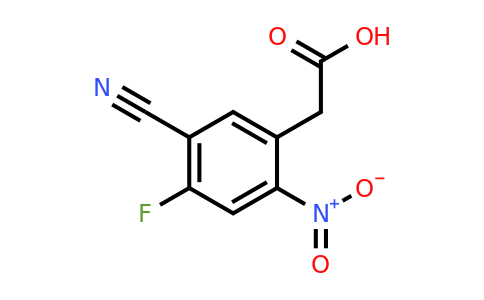 1807300-28-2 | 5-Cyano-4-fluoro-2-nitrophenylacetic acid
