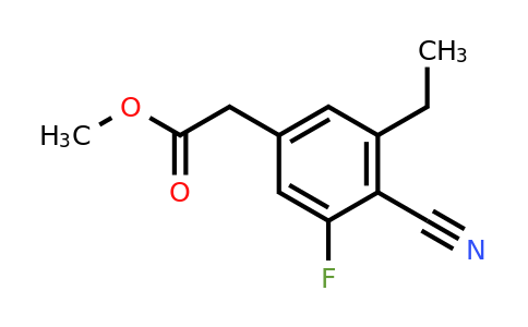 1807300-41-9 | Methyl 4-cyano-3-fluoro-5-ethylphenylacetate