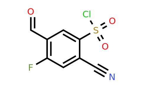 1807300-47-5 | 2-Cyano-4-fluoro-5-formylbenzenesulfonyl chloride