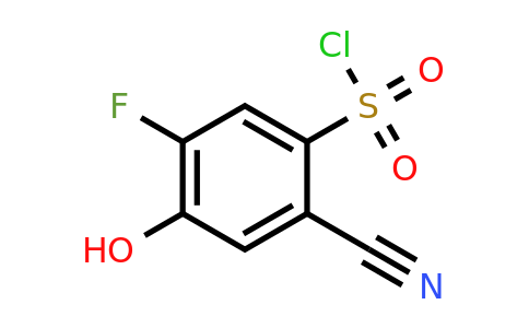 1807300-51-1 | 2-Cyano-5-fluoro-4-hydroxybenzenesulfonylchloride