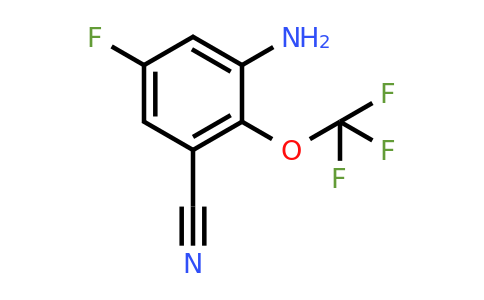 1807300-53-3 | 3-Cyano-5-fluoro-2-(trifluoromethoxy)aniline