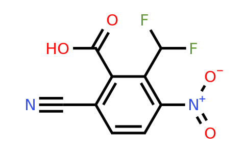 1807300-56-6 | 6-Cyano-2-difluoromethyl-3-nitrobenzoic acid