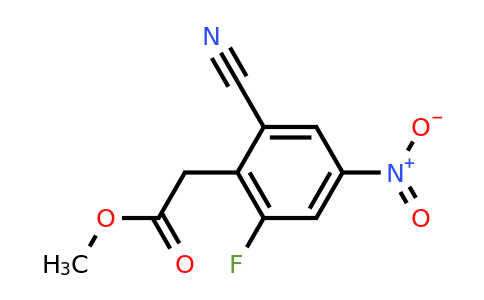 1807300-65-7 | Methyl 2-cyano-6-fluoro-4-nitrophenylacetate