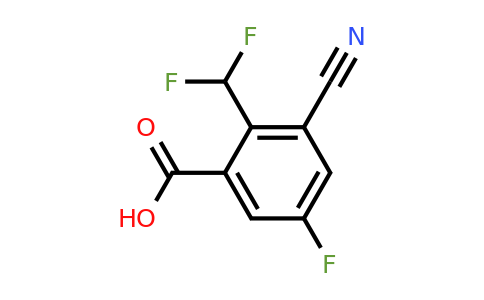 1807300-81-7 | 3-Cyano-2-difluoromethyl-5-fluorobenzoic acid