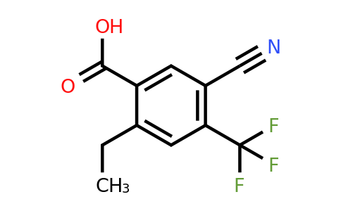 1807301-15-0 | 5-Cyano-2-ethyl-4-(trifluoromethyl)benzoic acid