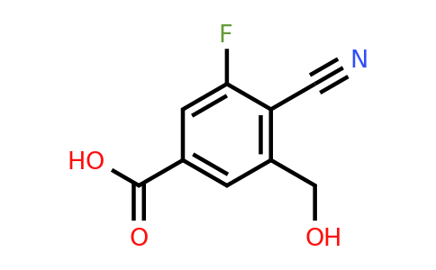 1807301-28-5 | 4-Cyano-3-fluoro-5-(hydroxymethyl)benzoic acid