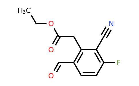 1807301-31-0 | Ethyl 2-cyano-3-fluoro-6-formylphenylacetate