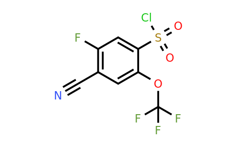 1807301-88-7 | 4-Cyano-5-fluoro-2-(trifluoromethoxy)benzenesulfonylchloride