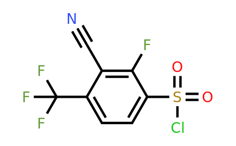 1807302-00-6 | 3-Cyano-2-fluoro-4-(trifluoromethyl)benzenesulfonylchloride