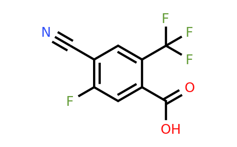 1807302-19-7 | 4-Cyano-5-fluoro-2-(trifluoromethyl)benzoic acid