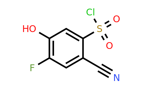 1807302-21-1 | 2-Cyano-4-fluoro-5-hydroxybenzenesulfonylchloride