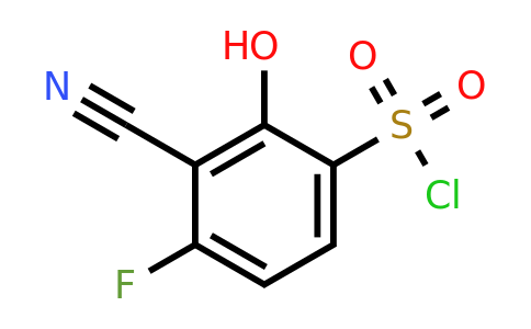 1807302-29-9 | 3-Cyano-4-fluoro-2-hydroxybenzenesulfonylchloride