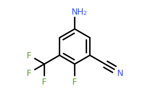 1807302-45-9 | 3-Cyano-4-fluoro-5-(trifluoromethyl)aniline