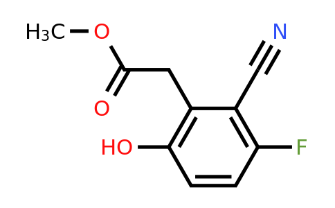 1807302-55-1 | Methyl 2-cyano-3-fluoro-6-hydroxyphenylacetate