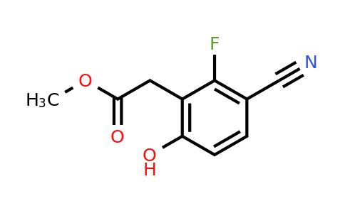 1807302-62-0 | Methyl 3-cyano-2-fluoro-6-hydroxyphenylacetate