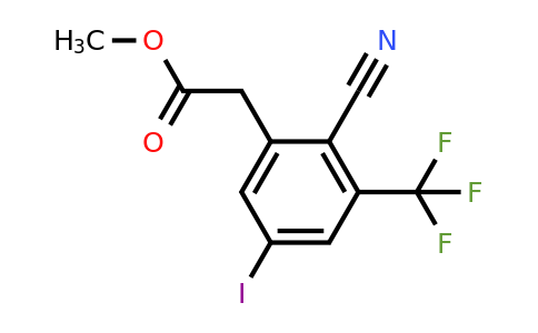 1807302-66-4 | Methyl 2-cyano-5-iodo-3-(trifluoromethyl)phenylacetate