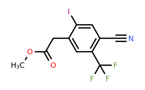 1807302-72-2 | Methyl 4-cyano-2-iodo-5-(trifluoromethyl)phenylacetate