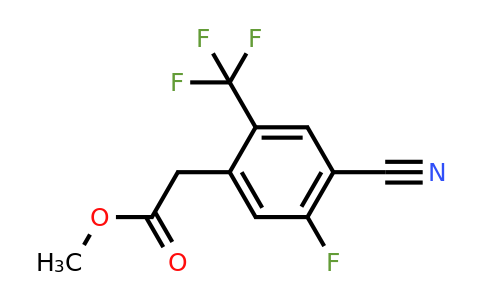 1807302-92-6 | Methyl 4-cyano-5-fluoro-2-(trifluoromethyl)phenylacetate