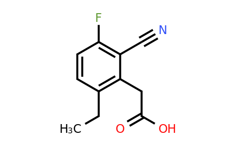 1807303-04-3 | 2-Cyano-3-fluoro-6-ethylphenylacetic acid