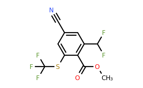 1807303-13-4 | Methyl 4-cyano-2-difluoromethyl-6-(trifluoromethylthio)benzoate