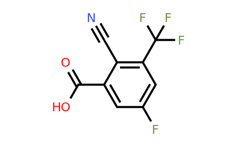 1807303-18-9 | 2-Cyano-5-fluoro-3-(trifluoromethyl)benzoic acid