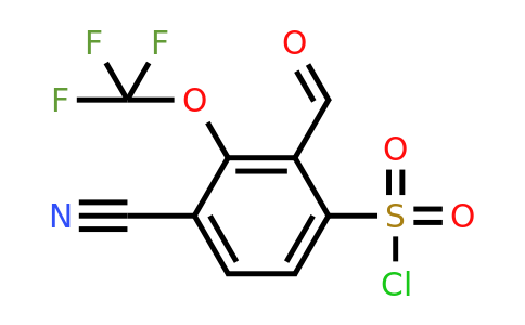 1807303-63-4 | 4-Cyano-2-formyl-3-(trifluoromethoxy)benzenesulfonylchloride