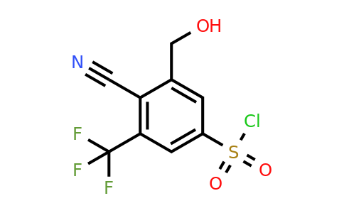 1807303-67-8 | 4-Cyano-3-hydroxymethyl-5-(trifluoromethyl)benzenesulfonylchloride