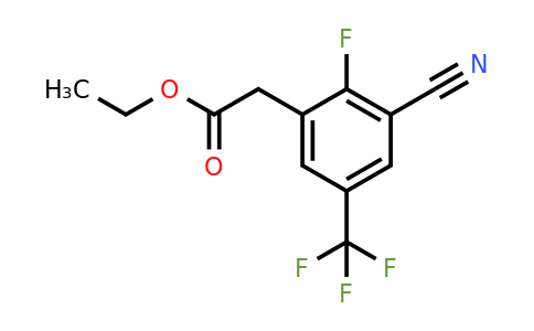 1807303-85-0 | Ethyl 3-cyano-2-fluoro-5-(trifluoromethyl)phenylacetate