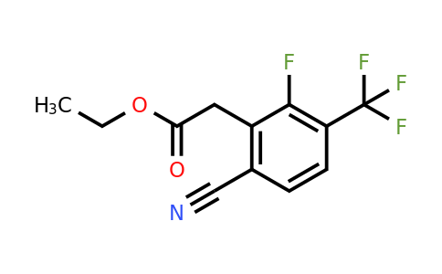 1807304-07-9 | Ethyl 6-cyano-2-fluoro-3-(trifluoromethyl)phenylacetate