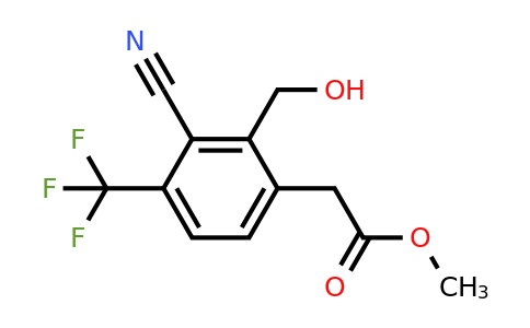 1807304-19-3 | Methyl 3-cyano-2-hydroxymethyl-4-(trifluoromethyl)phenylacetate