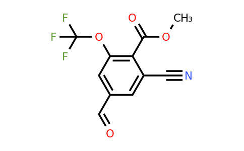 1807304-21-7 | Methyl 2-cyano-4-formyl-6-(trifluoromethoxy)benzoate