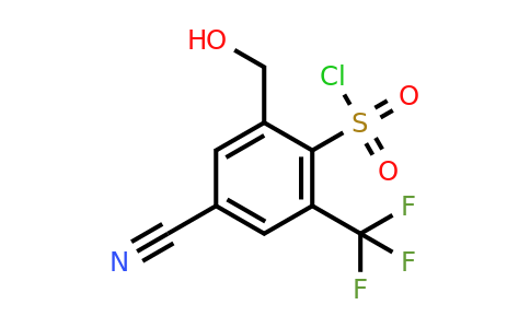 1807304-22-8 | 4-Cyano-2-hydroxymethyl-6-(trifluoromethyl)benzenesulfonylchloride