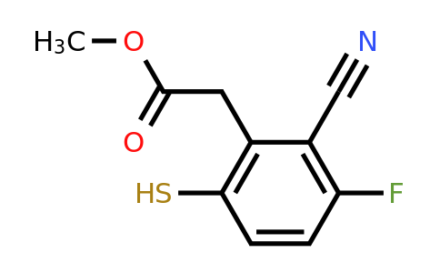 1807304-82-0 | Methyl 2-cyano-3-fluoro-6-mercaptophenylacetate