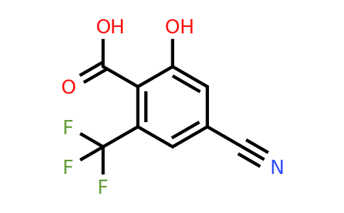 1807304-99-9 | 4-Cyano-2-hydroxy-6-(trifluoromethyl)benzoic acid
