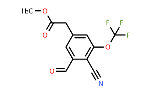 1807305-26-5 | Methyl 4-cyano-3-formyl-5-(trifluoromethoxy)phenylacetate