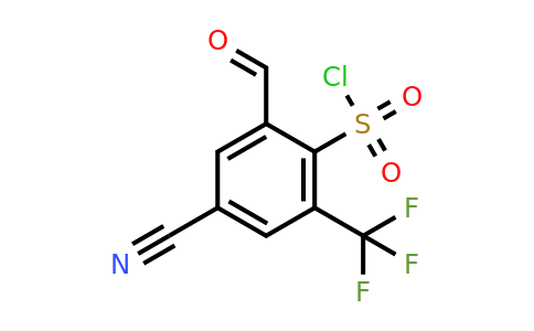 1807305-32-3 | 4-Cyano-2-formyl-6-(trifluoromethyl)benzenesulfonylchloride