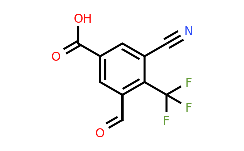 1807305-44-7 | 3-Cyano-5-formyl-4-(trifluoromethyl)benzoic acid