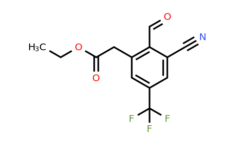 1807305-83-4 | Ethyl 3-cyano-2-formyl-5-(trifluoromethyl)phenylacetate