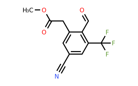 1807305-93-6 | Methyl 5-cyano-2-formyl-3-(trifluoromethyl)phenylacetate