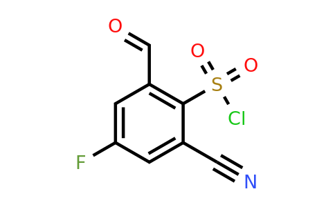 1807306-43-9 | 2-Cyano-4-fluoro-6-formylbenzenesulfonylchloride