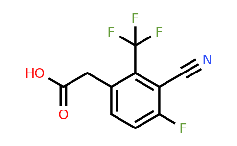 1807307-24-9 | 3-Cyano-4-fluoro-2-(trifluoromethyl)phenylacetic acid