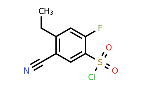 1807307-31-8 | 5-Cyano-2-fluoro-4-ethylbenzenesulfonylchloride
