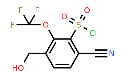 1807307-33-0 | 6-Cyano-3-hydroxymethyl-2-(trifluoromethoxy)benzenesulfonylchloride