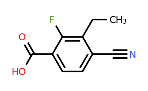 1807307-34-1 | 4-Cyano-2-fluoro-3-ethylbenzoic acid