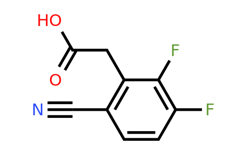 1807307-52-3 | 6-Cyano-2,3-difluorophenylacetic acid