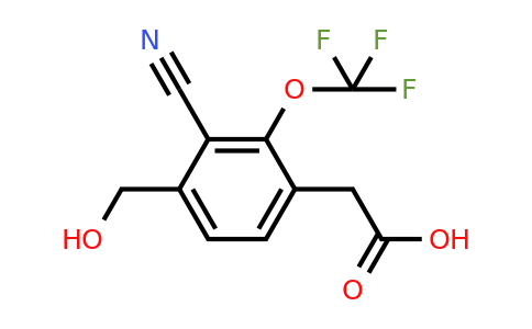 1807307-91-0 | 3-Cyano-4-hydroxymethyl-2-(trifluoromethoxy)phenylacetic acid