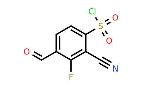 1807308-02-6 | 2-Cyano-3-fluoro-4-formylbenzenesulfonylchloride