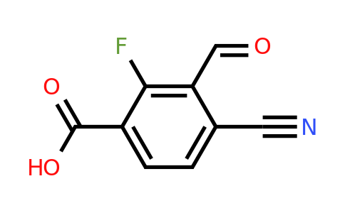 1807308-17-3 | 4-Cyano-2-fluoro-3-formylbenzoic acid