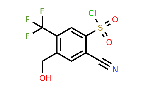 1807308-25-3 | 2-Cyano-4-hydroxymethyl-5-(trifluoromethyl)benzenesulfonylchloride